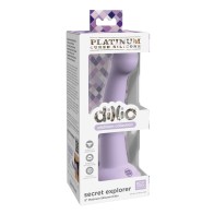 Dildo Dillio Platinum 6" Secret Explorer - Morado