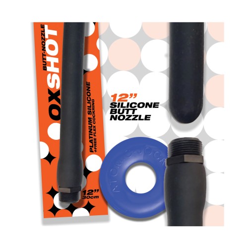 Oxballs 12 Inch Silicone Butt Nozzle for Easier Use