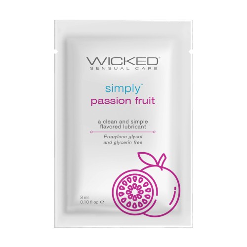 Lubricante a Base de Agua Wicked Fruta de la Pasión