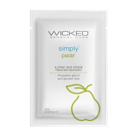 Wicked Sensual Care Lubricante a Base de Agua Pera - .1 oz