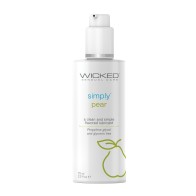 Lubricante Simplemente a Base de Agua Wicked Sensual Care - 2.3 oz Pera