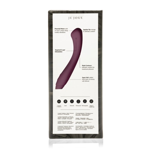 Je Joue Juno G Spot Vibrator Purple