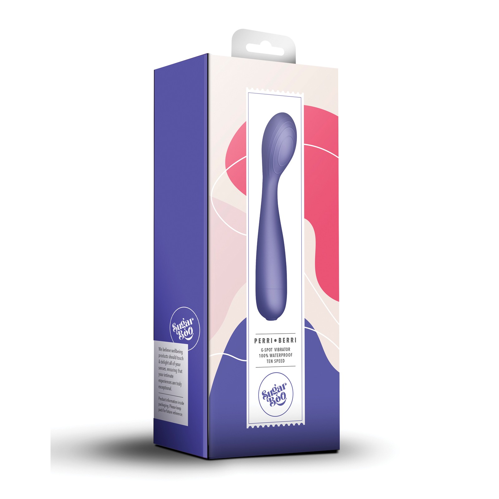 Vibrador G Spot SugarBoo Peri Berri - Púrpura para Placer Único