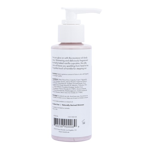 Glow Pink Cupcake Shimmer Body Lotion