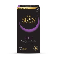 Condones SKYN Elite Ultra Finos Paquete de 12