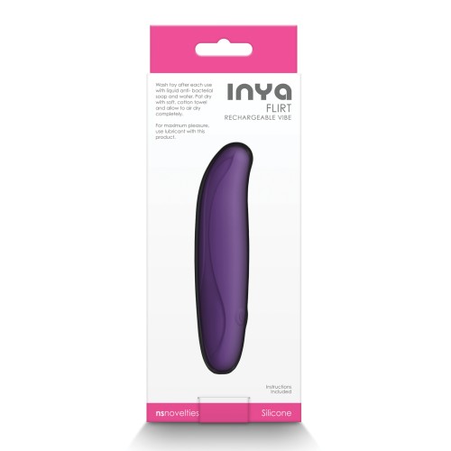 INYA Flirt Dark Purple Flexible Vibe