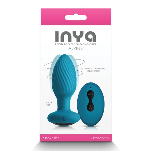 INYA Alpine Vibrating Butt Plug Teal