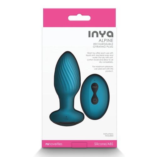 INYA Alpine Vibrating Butt Plug Teal