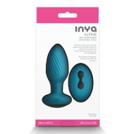 INYA Alpine Vibrating Butt Plug Teal