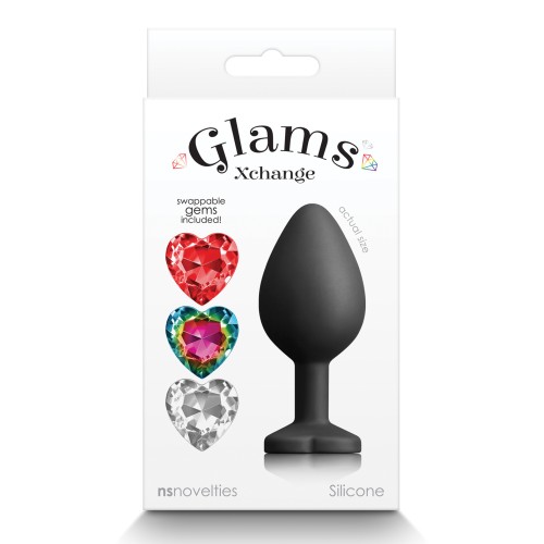 Charming Glams Xchange Heart Gem - Medium Size