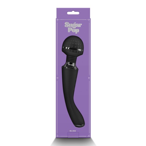 Sugar Pop Bliss Black Ultimate Wand for Explosive Pleasure