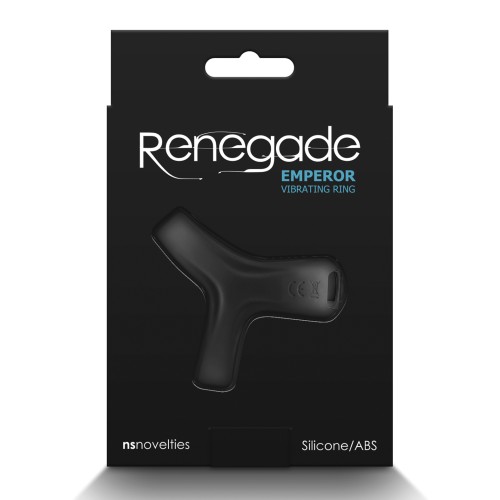 Renegade Emperor Vibrating Rings - Black