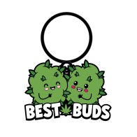 Llavero Wood Rocket Best Buds para Orgullo Stoner