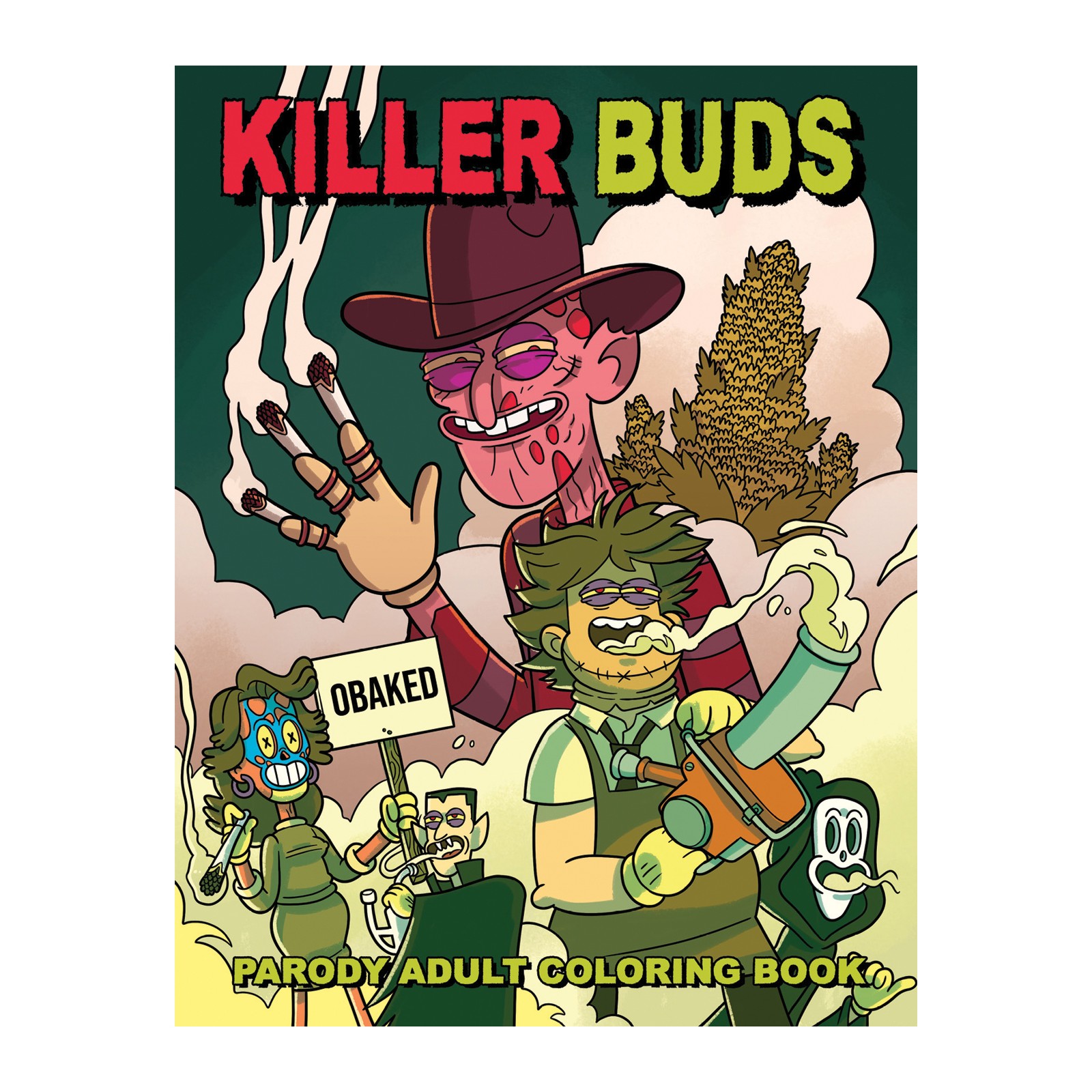 Wood Rocket Killer Buds Coloring Book