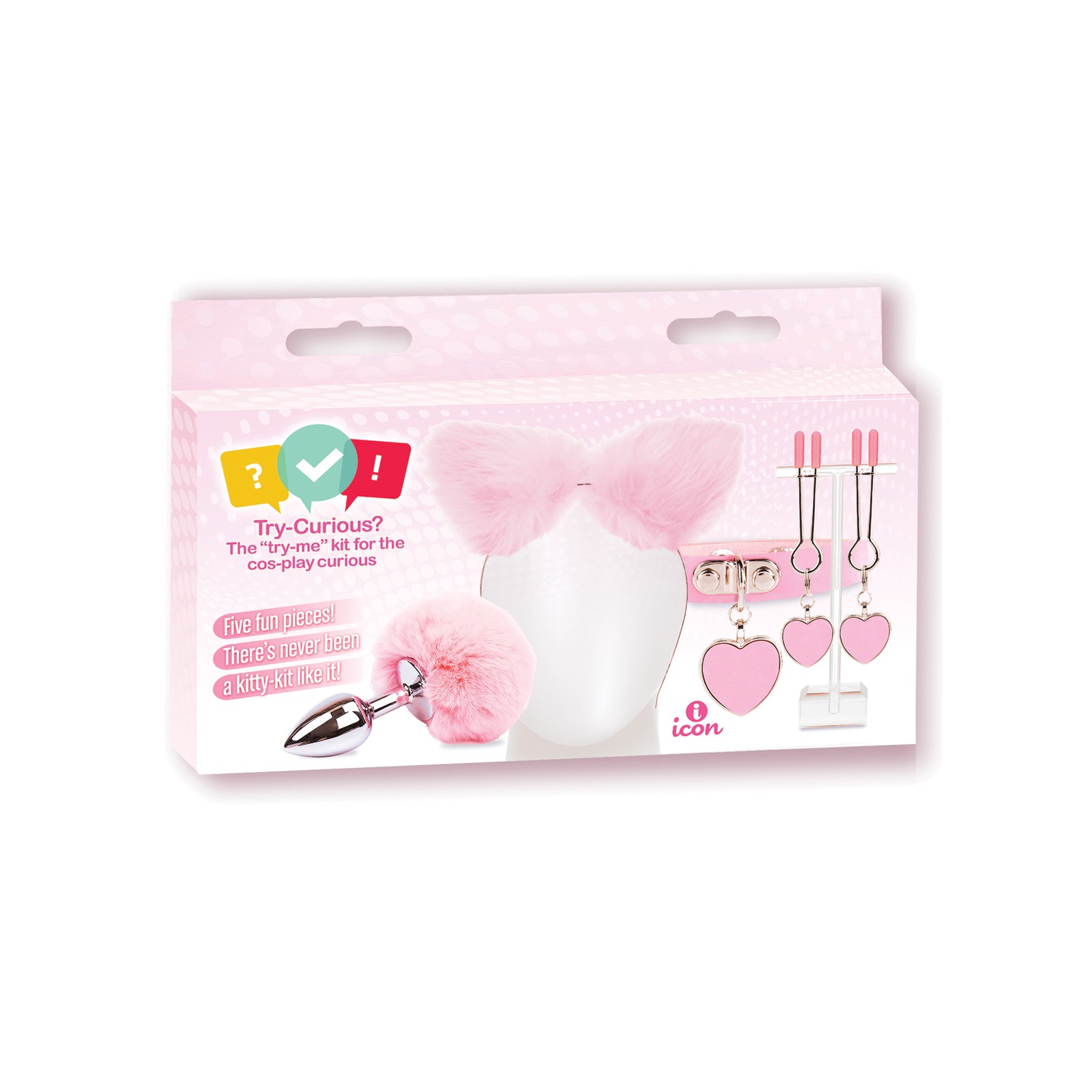 Try-Curious Kitty Set - Flirty Pink Toys