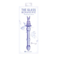 Glass Menagerie Rabbit Glass Dildo Pink