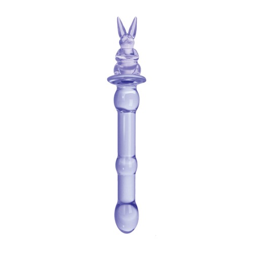 Glass Menagerie Rabbit Glass Dildo Pink