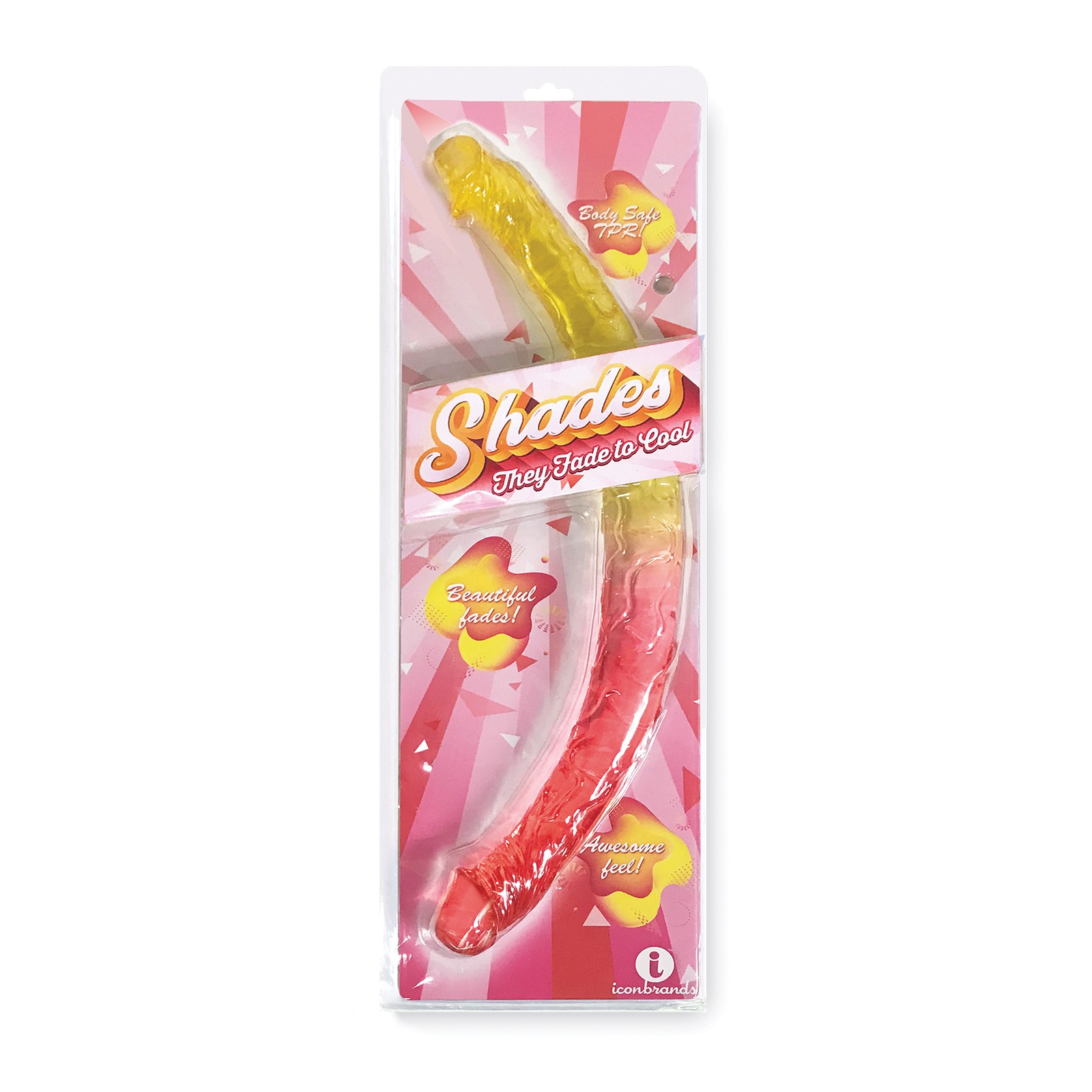 Shades Gradient Double Dong Pink Yellow