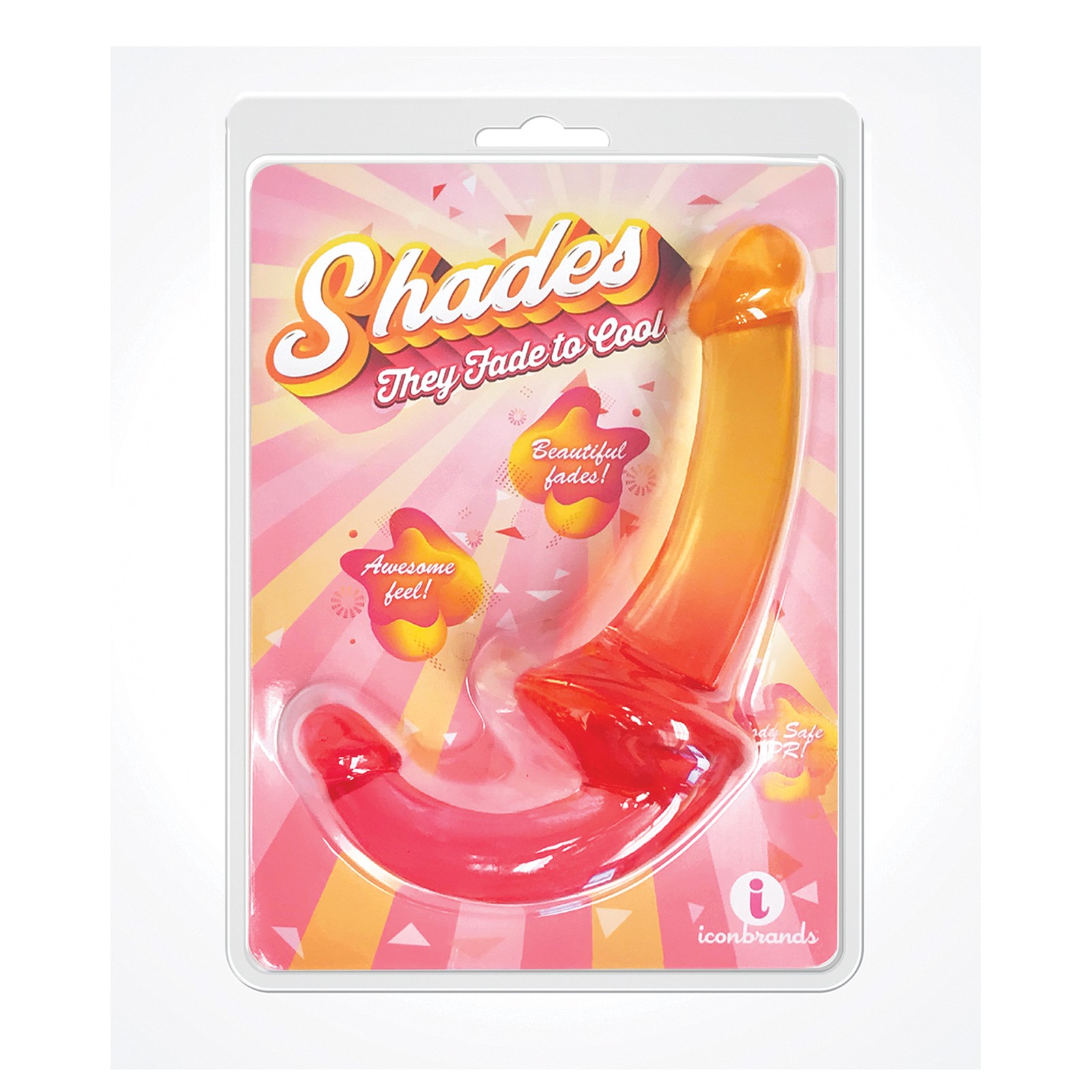 Shades Jelly Strapless Strap On - Colores Vibrantes