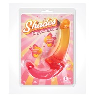 Shades Jelly Strapless Strap On - Colores Vibrantes