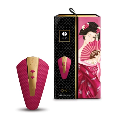 Shunga Obi Intimate Massager - Raspberry