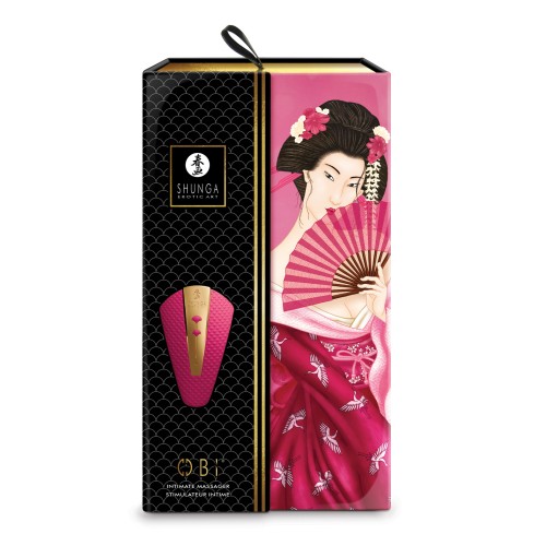 Shunga Obi Intimate Massager - Raspberry