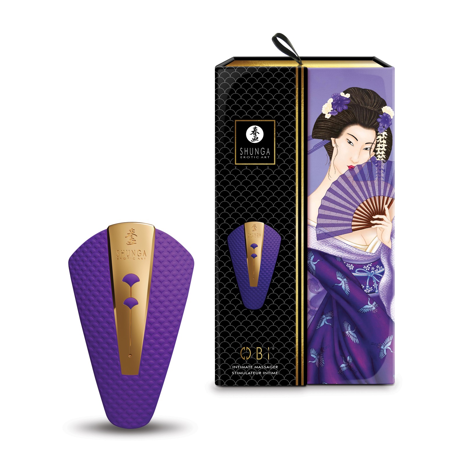 Shunga Obi Intimate Massager Purple