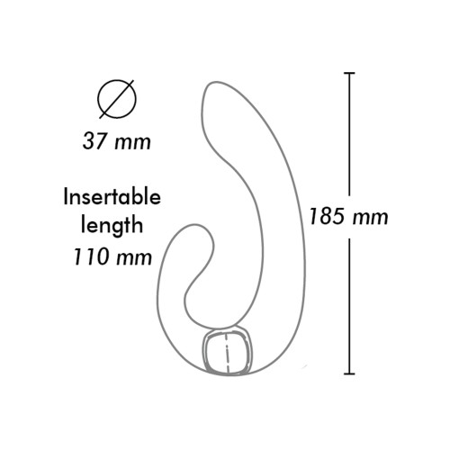 Masajeador Intimo Shunga Miyo - Para Placer Dual