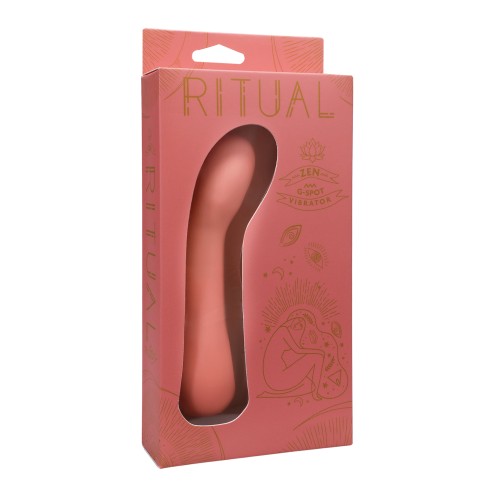 RITUAL Zen Vibe Silicona Recargable para Punto G - Coral