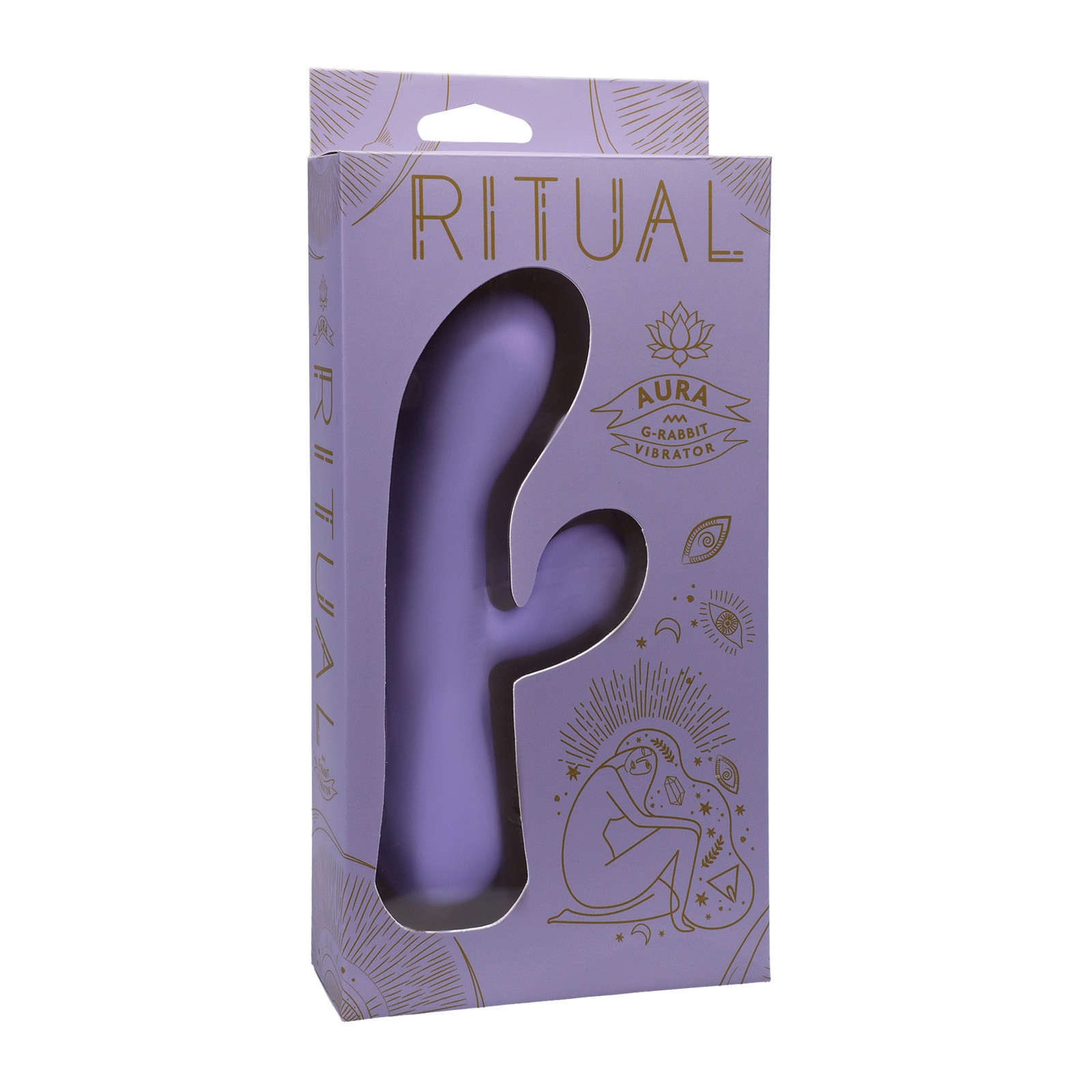 RITUAL Aura Vibrador Conejito Recargable - Lila