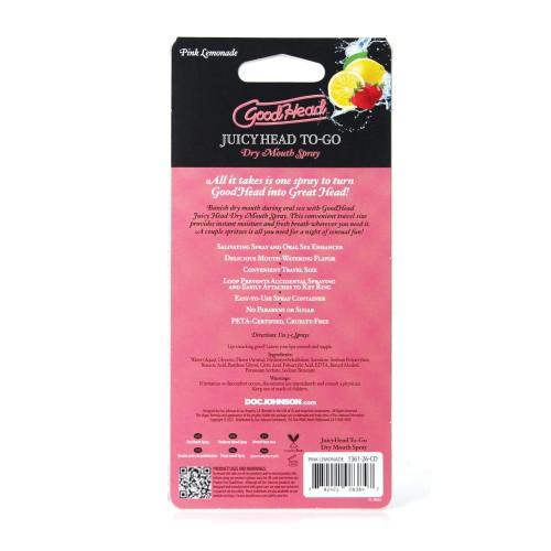 GoodHead Spray Boca Seca Limón Rosa