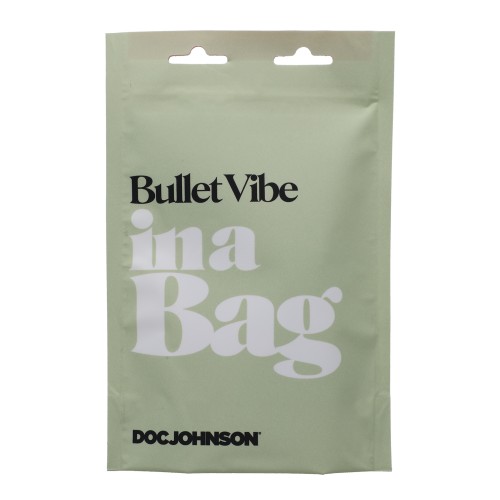 Vibrador Bullet en Bolsa Negro Compacto