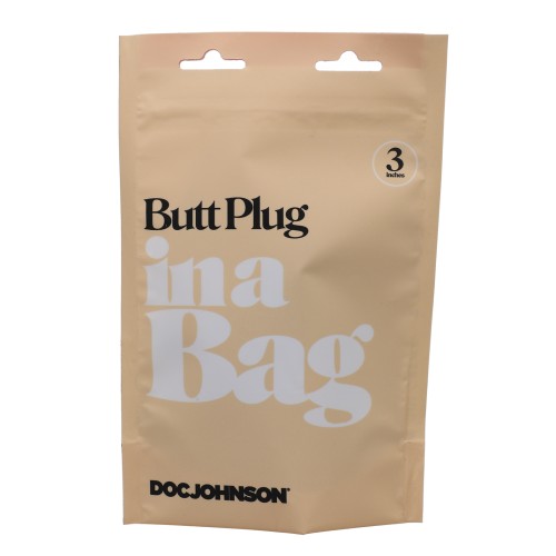 Plug Anal 3 Pulgadas In A Bag Negro