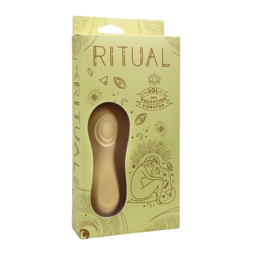 Vibrador Pulsante Recargable RITUAL Sol Amarillo