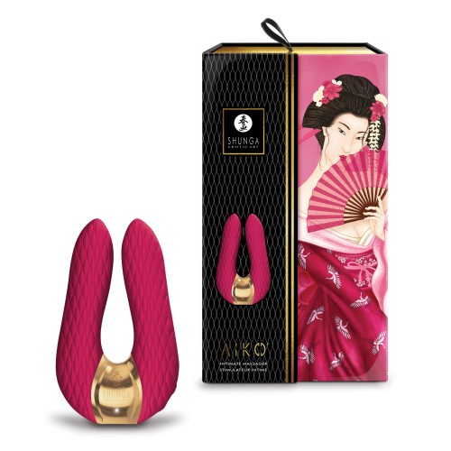 Shunga Aiko Intimate Massager in Raspberry