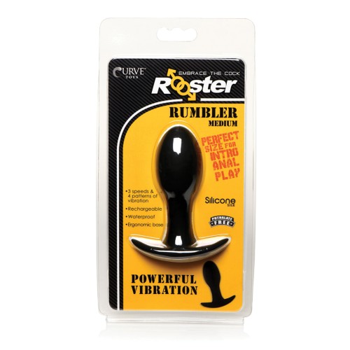 Curve Toys Rooster Rumbler - Medium Vibrating Anal Plug