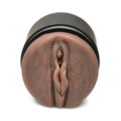 Curve Toys Mistress Double Shot Mini Masturbador Boca y Vagina - Oscuro