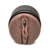 Curve Toys Mistress Double Shot Mini Masturbador Boca y Vagina - Oscuro