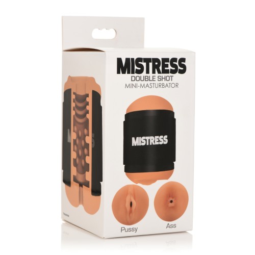 Curve Toys Mistress Double Shot Mini Masturbator - Pleasure Accessory