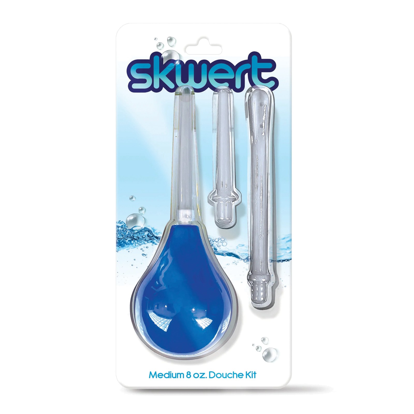 Skwert Enema Bulb with 3 Wands 8 oz