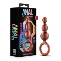 Blush Anal Adventures Matrix Beaded Loop Plug - Copper