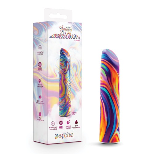 Vibrador Blush Limited Addiction Psyche Power Arcoíris