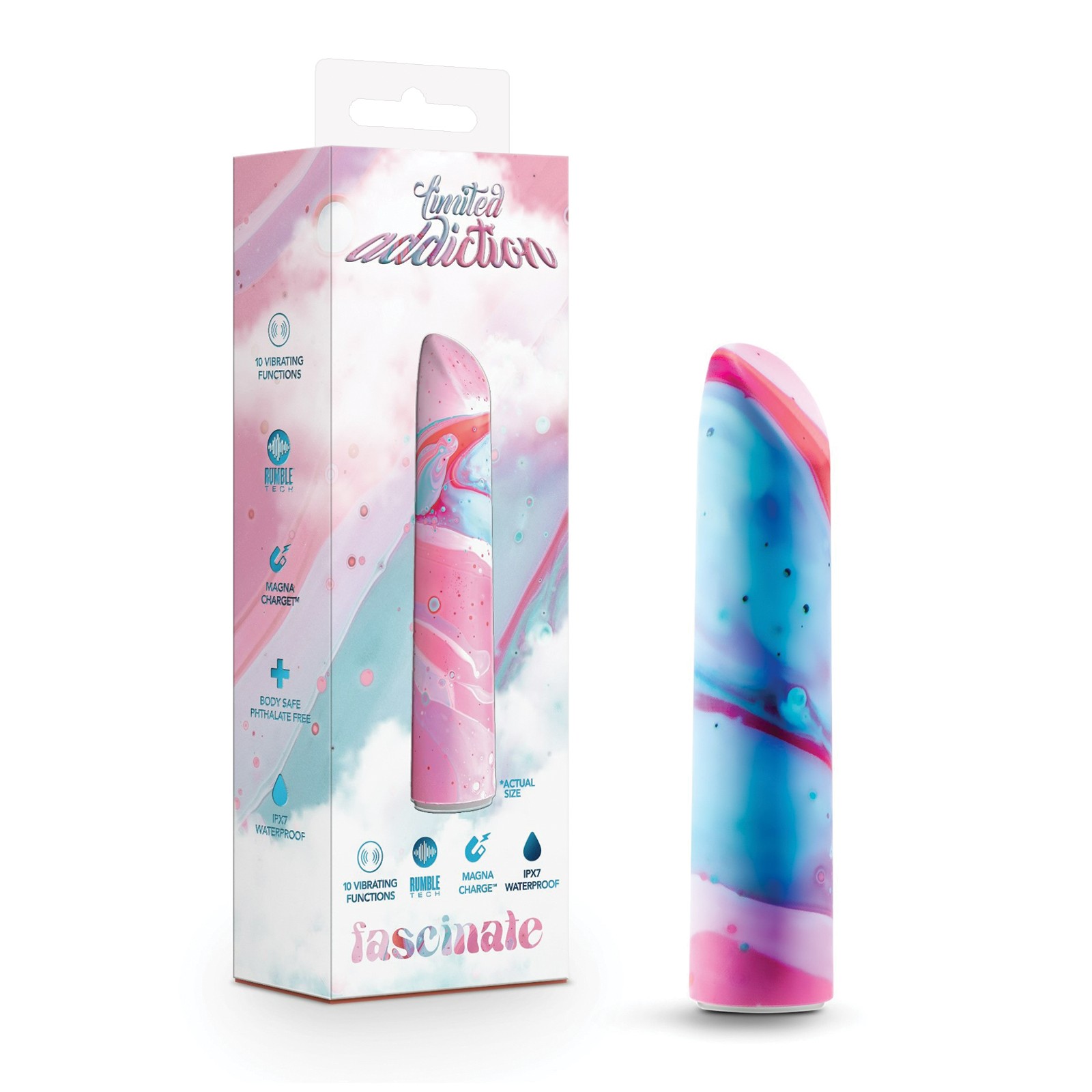 Vibrador Potente Fascinate Adicción Limitada - Durazno