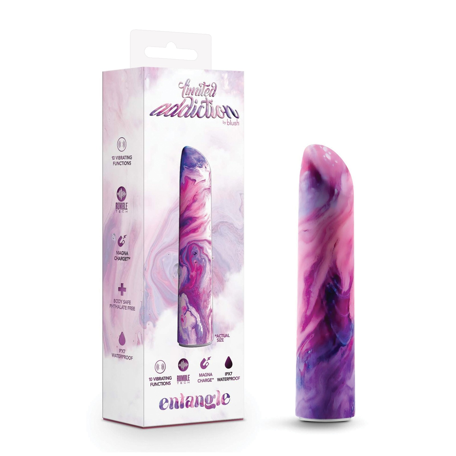 Vibrador Entangle Power Vibe Edición Limitada Blush Lila