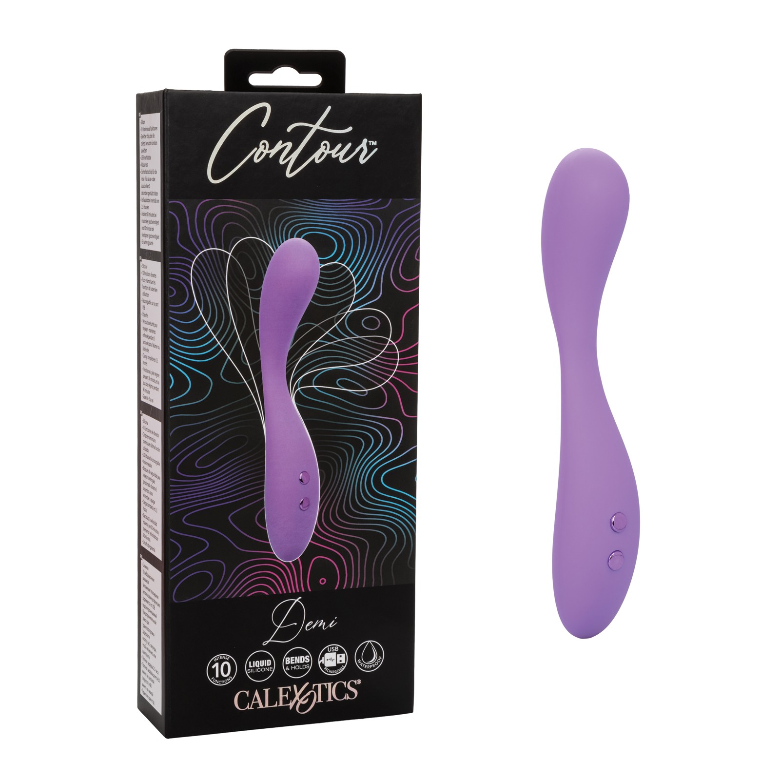 Contour Demi Flexible Massager Purple