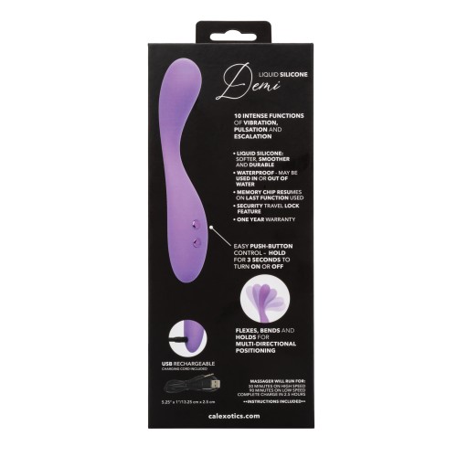 Contour Demi Flexible Massager Purple