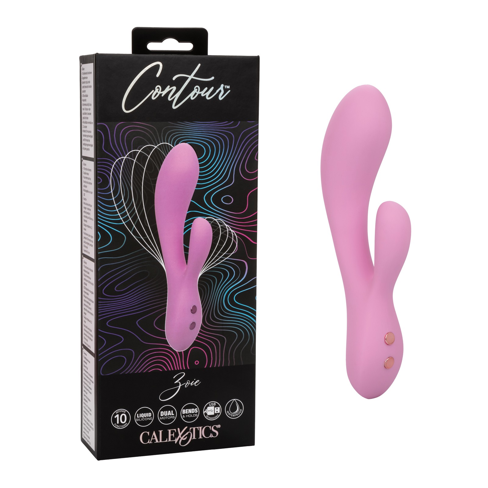 Masajeador Dual Flexible Contour Zoie - Explora el Placer