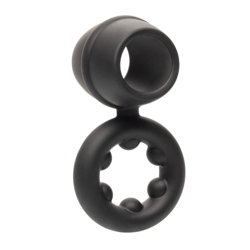 Alpha Liquid Silicone Dual Magnum Ring - Black