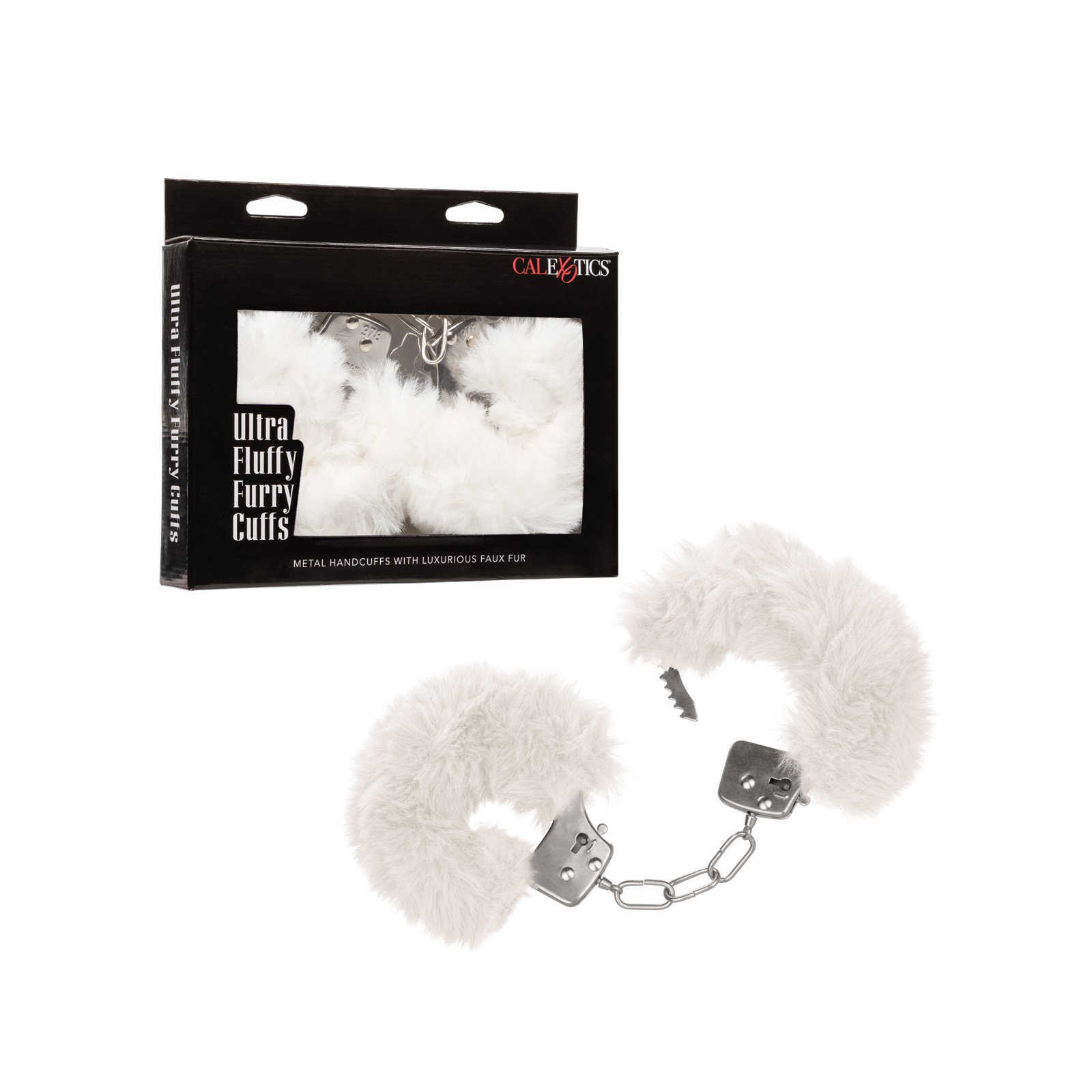 Ultra Fluffy Furry Cuffs White