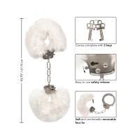 Ultra Fluffy Furry Cuffs White